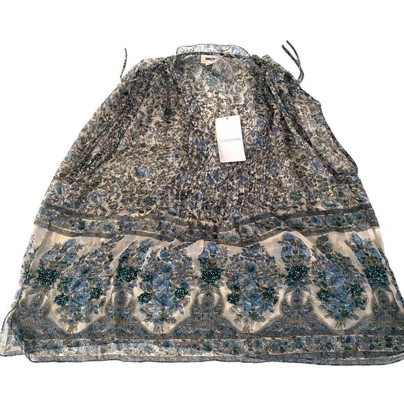 Zadig & Voltaire Tops - NWT Zadig & Voltaire Thym Print Paisley Embellished Top, Size Small